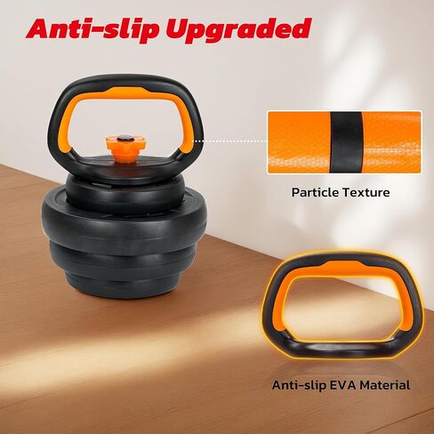 مجموعة دمبل قابلة للتعديل، مجموعة أوزان 66 رطل، مجموعة دمبل 4 في 1 مع موصل للحديد، كيتل بيل، حامل الدفع، معدات اللياقة البدنية المنزلية لتدريب القوة in Kuwait