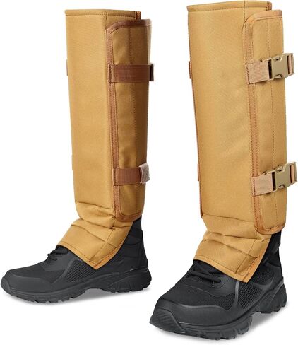 Leg Gaiters Hunting Gaiters, Adjustable Snow Boot Gaiters, Waterproof Snake Gaiters for Hiking Walking Skiing (Camo) in Kuwait