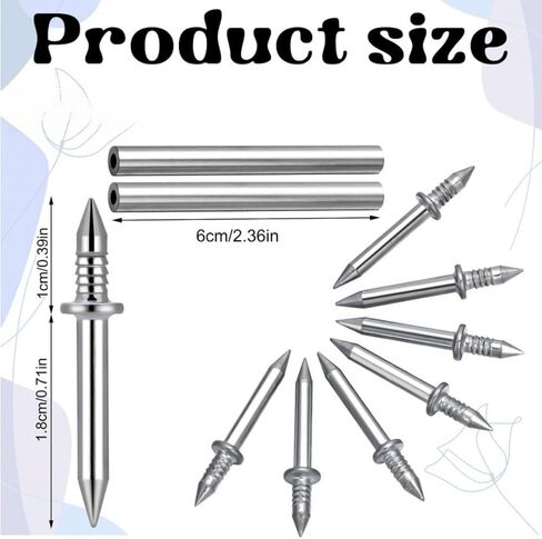 300 Pcs Double Headed Skirting Nails, Long Enough Invisible Finish Nails for Baseboard & Trim, Seamless No Mark Double Head Nails for Woodworking in Kuwait