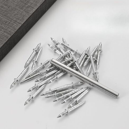 300 Pcs Double Headed Skirting Nails, Long Enough Invisible Finish Nails for Baseboard & Trim, Seamless No Mark Double Head Nails for Woodworking in Kuwait