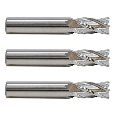 3 قطع قطر 1/2 بوصة × ساق 1/2 بوصة نصف قطر 0.060 بوصة 4 فلوت طول زاوية نصف قطر منتظم مطحنة نهاية كربيد سلسلة زرقاء، 3 عبوات in Kuwait