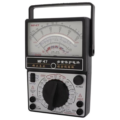 Kikumi High-precision double multimeter with multi-range hand for industry, durable material, versatile, clear scale, carbon pointer tube in Kuwait