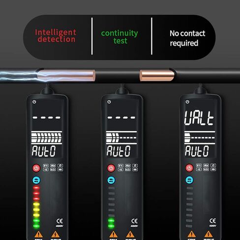 Kikumi Digital LCD Dual Mode Smart Multimeter Voltage Detector Frequency Tester in Kuwait