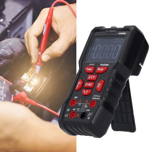 Kikumi UA9988 Digital Multimeter AC/DC Current Voltage Capacity Measurement Black in Kuwait