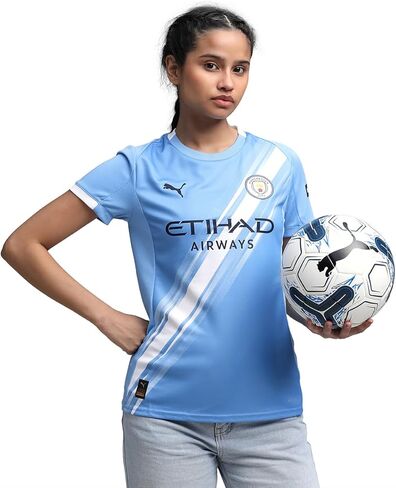 Women’s Manchester City FC 2025/26 Replica Home Soccer Jersey - Team Light Blue in Saudi Arabia