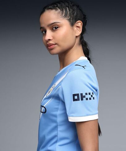Women’s Manchester City FC 2025/26 Replica Home Soccer Jersey - Team Light Blue in Saudi Arabia