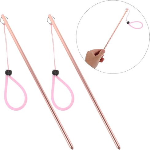 2pcs Scuba Diving Pointer Stick with Hand Strap, Aluminum Alloy Underwater Bottle Knocker for Outdoor Exploration and Communication in Saudi Arabia