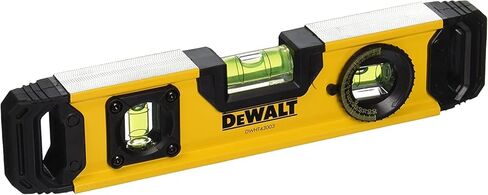Dewalt DWHT43003 9 "مستوى طوربيد مغناطيسي من الألومنيوم الأصفر مع قاعدة V-Groove in Saudi Arabia