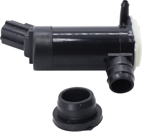 Hisport Windshield Washer Pump مع Grommet - متوافق مع RAM 1500 2500 3500 4000 4500 5500 Chrysler 200 Dodge Dart RAM 1500 RAM 2500 RAM 3500 - استبدال 68071576AA in Kuwait