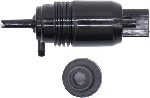 Hisport Windshield Washer Pump مع Grommet - متوافق مع RAM 1500 2500 3500 4000 4500 5500 Chrysler 200 Dodge Dart RAM 1500 RAM 2500 RAM 3500 - استبدال 68071576AA in Kuwait