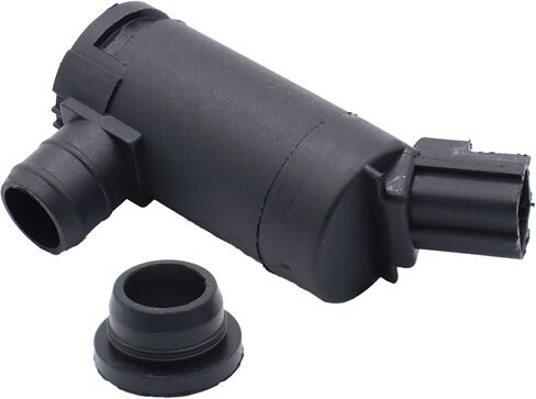 Hisport Windshield Washer Pump مع Grommet - متوافق مع RAM 1500 2500 3500 4000 4500 5500 Chrysler 200 Dodge Dart RAM 1500 RAM 2500 RAM 3500 - استبدال 68071576AA in Kuwait