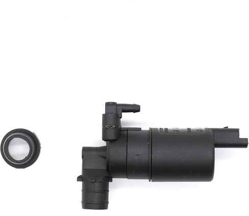 Hisport Windshield Washer Pump مع Grommet - متوافق مع RAM 1500 2500 3500 4000 4500 5500 Chrysler 200 Dodge Dart RAM 1500 RAM 2500 RAM 3500 - استبدال 68071576AA in Kuwait