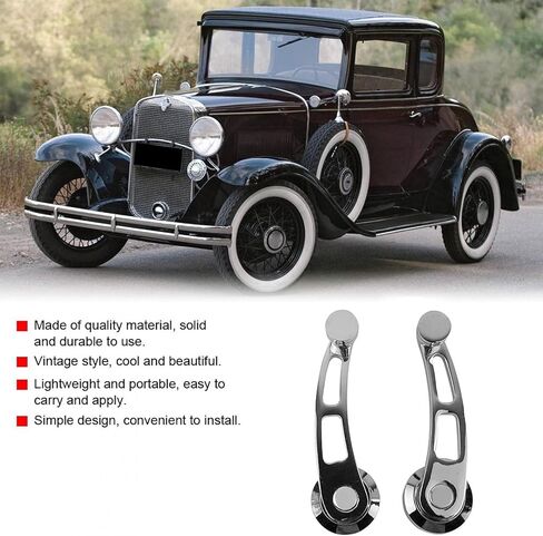 Tbest Car Window Handle, 2PCS Car Auto Window Crank Handle Set Car Accessory for Older Window Handle Crank Window Crank Handle Crank Window Handles in Saudi Arabia