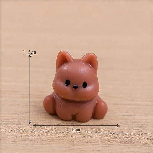 Hinge Heads Decorative Topper Set 6PCS, Home Decoration,Magnetic Hinge Head Toppers Door Hinge, Cute Mini Creative Brown Puppy Resin Ornament in Saudi Arabia