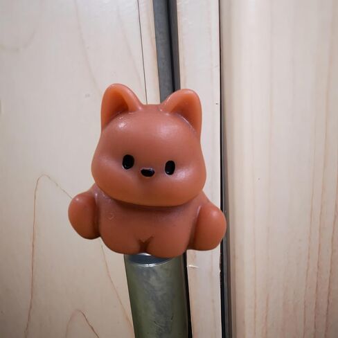 Hinge Heads Decorative Topper Set 6PCS, Home Decoration,Magnetic Hinge Head Toppers Door Hinge, Cute Mini Creative Brown Puppy Resin Ornament in Saudi Arabia