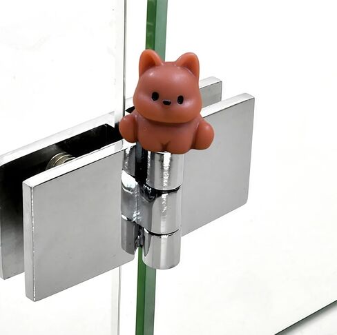 Hinge Heads Decorative Topper Set 6PCS, Home Decoration,Magnetic Hinge Head Toppers Door Hinge, Cute Mini Creative Brown Puppy Resin Ornament in Saudi Arabia