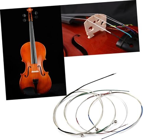 Vaguelly Professional Viola String Set B803 Metal Strings for Viola Replacement Sturdy Musical Instrument Accessories for Musicians in Saudi Arabia
