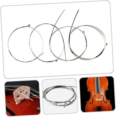 Vaguelly Professional Viola String Set B803 Metal Strings for Viola Replacement Sturdy Musical Instrument Accessories for Musicians in Saudi Arabia
