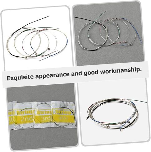 Vaguelly Professional Viola String Set B803 Metal Strings for Viola Replacement Sturdy Musical Instrument Accessories for Musicians in Saudi Arabia