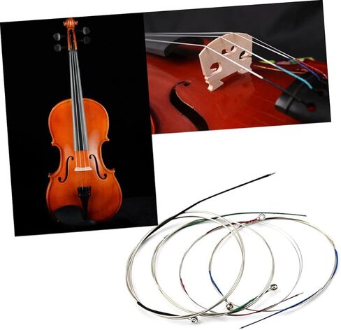 Viola Strings Set B803 Metal Replacement String Set for Viola Includes High Musical Instrument Accessories in Saudi Arabia