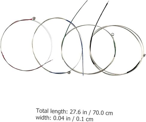 Viola Strings Set B803 Metal Replacement String Set for Viola Includes High Musical Instrument Accessories in Saudi Arabia