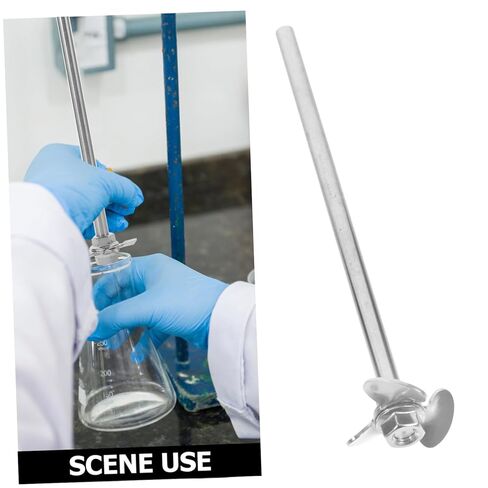 Stainless Steel Laboratory Stirring Rod and Paddle Blade Set 1.5 Inch Mixing Stirrer for Precise Chemical Experiments and Liquid Blending in Saudi Arabia