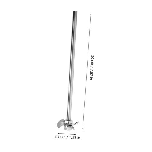 Stainless Steel Laboratory Stirring Rod and Paddle Blade Set 1.5 Inch Mixing Stirrer for Precise Chemical Experiments and Liquid Blending in Saudi Arabia