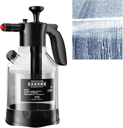 Tyenaza Hand Pressurized Spray Bottle, 2L Multifunctional Continuous Hand Pump Pressure Sprayer, Foaming Pump Sprayer for Home and Car in Saudi Arabia