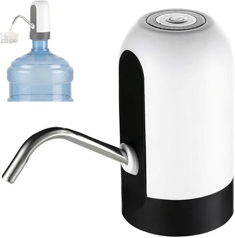 Rechargeable Electric Fluid Pump for Water and Oil, Portable Bottled USB Rechargeable Dispenser, Self-Powered Universal Oil Pump Extractor, Battery Powered, for Home, Office, Outdoor (Black) in Saudi Arabia