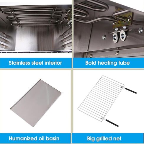 Commercial Toaster, Wall-mounted, Single-layer, Lift-type Bread Oven, Electric Pizza Oven, Suitable for Home and Restaurant in Saudi Arabia
