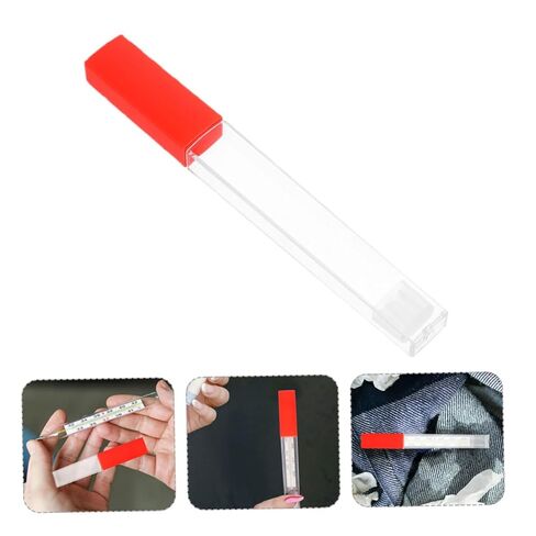 2pcs Robust Plastic Thermometer Holder Bath Thermometer Safety Case Under Tongue Storage Tube in Saudi Arabia