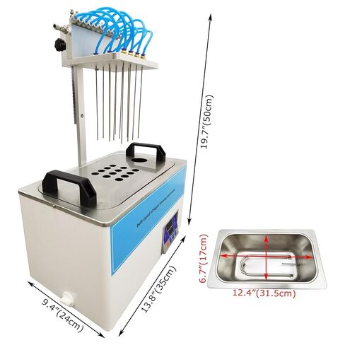 ath-Typed Termovap Nitrogen Sample Concentrator Water Bath Nitrogen Blower with 12-Gas-Needles Lab Analysing Instruments 110V 600W ﻿ in Kuwait