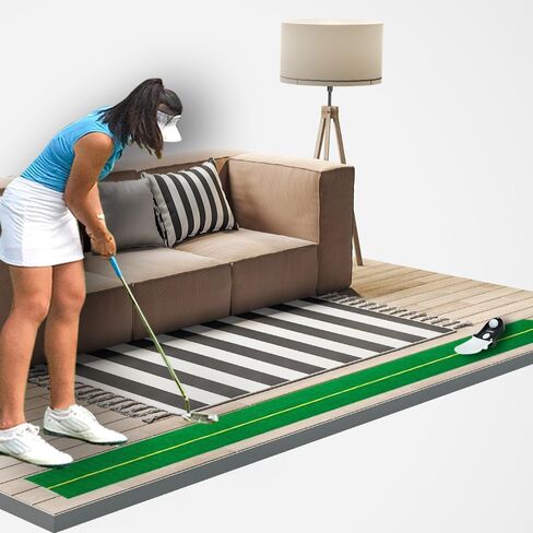 مدرب وضع الطيور - مساعد وضع الجولف في الأماكن المغلقة مع 3 أوضاع تدريب (صعود، هبوط، مستقيم) - تصميم مستهدف دقيق للدقة - معدات تدريب جولف محمولة وقابلة للطي للمنزل والمكتب in Kuwait