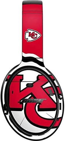 Skinit Decal Audio Skin Compatible with Bose QuietComfort 35 II Headphones - Officially Licensed NFL Kansas City Chiefs Large Logo Design in Saudi Arabia
