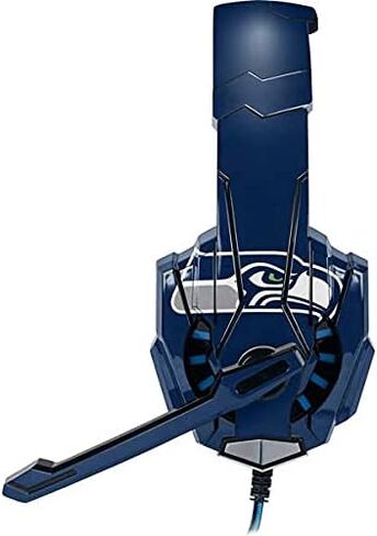 Skinit Decal Skin Compatible with BENGOO G9000 Gaming Headset - Officially Licensed NFL Seattle Seahawks Large Logo Design in Saudi Arabia