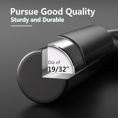 قضيب إسقاط للبوابة مقاس 60.96 سم، مسمار قصب - سهل التركيب، رش بلاستيكي أسود ممتاز - آمن ومتين - مثالي للخشب والفينيل وبوابات الحديقة - مقاوم للتآكل (قضيب-24-2) in Kuwait