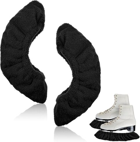 2 PCS Ice Skate Guards, Sports Blade Protector for Hockey Skates, Figure and Ice Skates Blade Covers for Toddler Kids Youth Adults-Men Women Boys Girls Skate Guards Figure Skating Hockey in Saudi Arabia