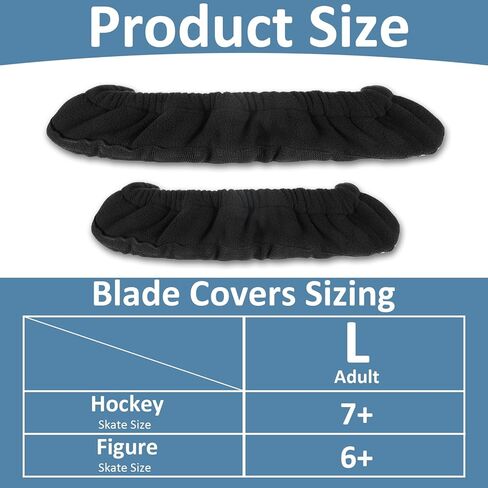 2 PCS Ice Skate Guards, Sports Blade Protector for Hockey Skates, Figure and Ice Skates Blade Covers for Toddler Kids Youth Adults-Men Women Boys Girls Skate Guards Figure Skating Hockey in Saudi Arabia