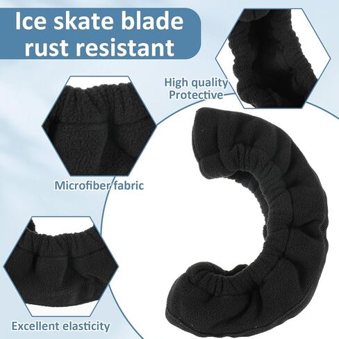 2 PCS Ice Skate Guards, Sports Blade Protector for Hockey Skates, Figure and Ice Skates Blade Covers for Toddler Kids Youth Adults-Men Women Boys Girls Skate Guards Figure Skating Hockey in Saudi Arabia