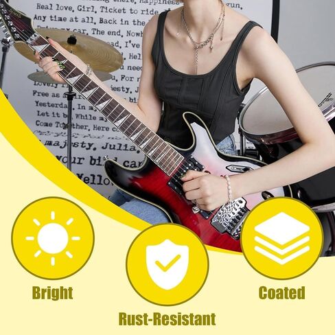 5 PCS Electric Guitar Strings High E 1st Single .010 Gauge, Professional High-Carbon Steel Core Replacement Wires, Durable Anti-Rust Single Strings for Electric Guitar, 5-Pack E String Electric Guitar in Saudi Arabia