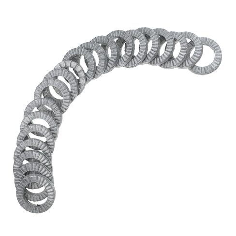 20pcs Manganese Steel Wedge Locking Washers for Screws and Bolts Heavy Duty Anti-Loose Design High Strength Fasteners for Industrial and Home Use Resists Vibration and Movement in Saudi Arabia