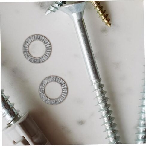 Zerodeko 20pcs Double Wedge Design Locking Washers Washers for Bike Parts Vibration Heavy Duty Fasteners in Saudi Arabia