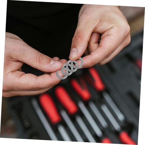 Zerodeko 20pcs Double Wedge Design Locking Washers Washers for Bike Parts Vibration Heavy Duty Fasteners in Saudi Arabia