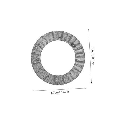 Ciieeo 20pcs Heavy Duty Wedge Locking Washers Manganese Lock Washers for Screws Bolts Thread Adapters Industrial Home Use in Saudi Arabia
