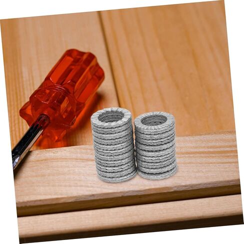 Ciieeo 20pcs Heavy Duty Wedge Locking Washers Manganese Lock Washers for Screws Bolts Thread Adapters Industrial Home Use in Saudi Arabia