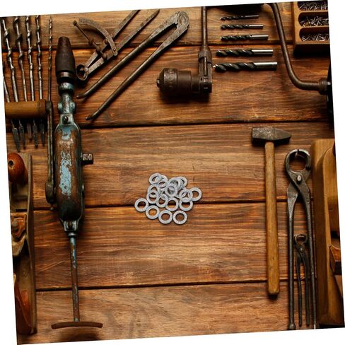 Ciieeo 20pcs Heavy Duty Wedge Locking Washers Manganese Lock Washers for Screws Bolts Thread Adapters Industrial Home Use in Saudi Arabia