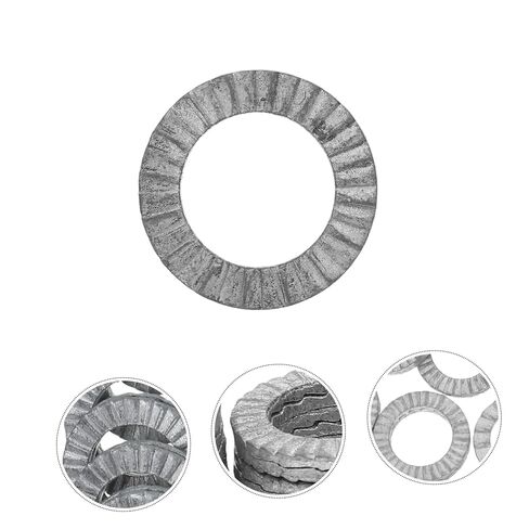 Ciieeo 20pcs Heavy Duty Wedge Locking Washers Manganese Lock Washers for Screws Bolts Thread Adapters Industrial Home Use in Saudi Arabia