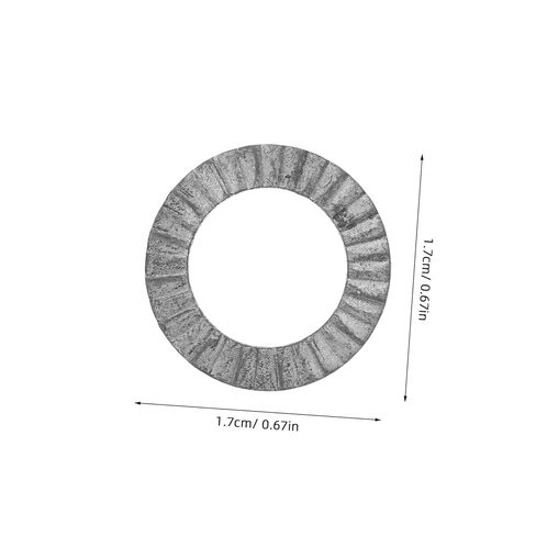 Veemoon 20pcs Wedge Locking Washers Manganese Steel Anti-loosening Washers for Secure Fastening Vibration Resistant Heavy-Duty Design Silver Finish in Saudi Arabia