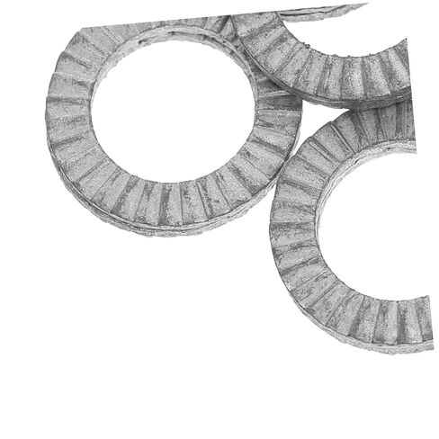 Veemoon 20pcs Wedge Locking Washers Manganese Steel Anti-loosening Washers for Secure Fastening Vibration Resistant Heavy-Duty Design Silver Finish in Saudi Arabia