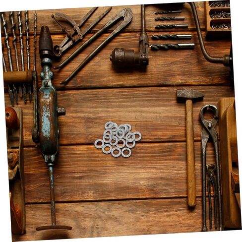 GANAZONO 20pcs Manganese Steel Bike Axle Washers M10 Locking Washers for Screws Anti-Vibration in Saudi Arabia